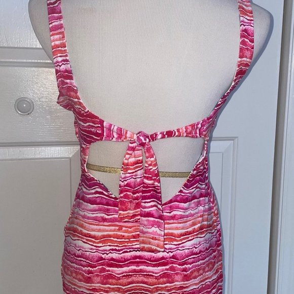 NEW - Tommy Bahama - Rainbow Fronds Reversible One-Piece Swimsuit - Picture 4 of 4